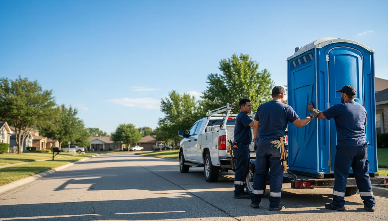 Portable Toilet Rental in Glenpool, OK near me